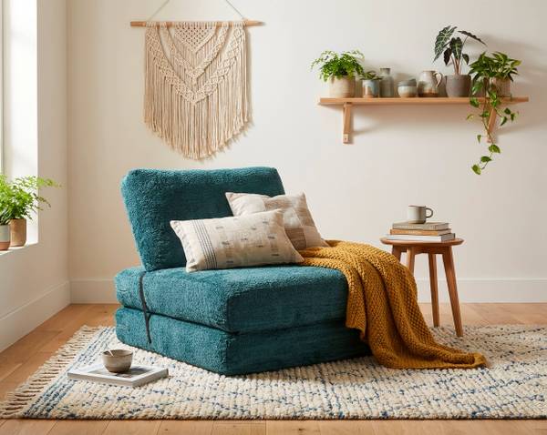 Schlafsessel Faster Grün - Textil - 100 x 80 x 80 cm
