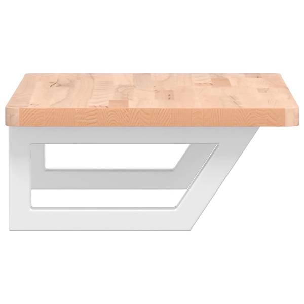 Waschtischplatte 3042573-2 Braun - Weiß - 60 x 2 cm