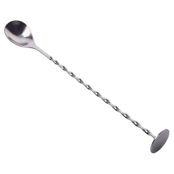 Barlöffel 259342 Silber - Edelstahl - 4 x 1 x 28 cm