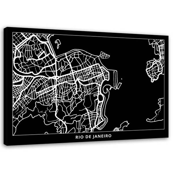 Tableau déco rio de janeiro plan 60 x 40 cm