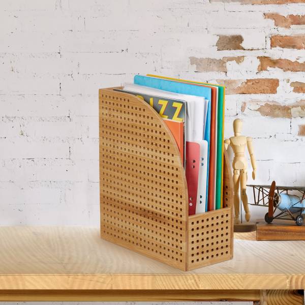 Stehsammler Bambus A4 Braun - Holzverbundwerkstoff - 12 x 31 x 27 cm