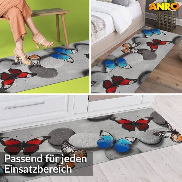 Küchenläufer Schmetterlinge Tiefe: 140 cm