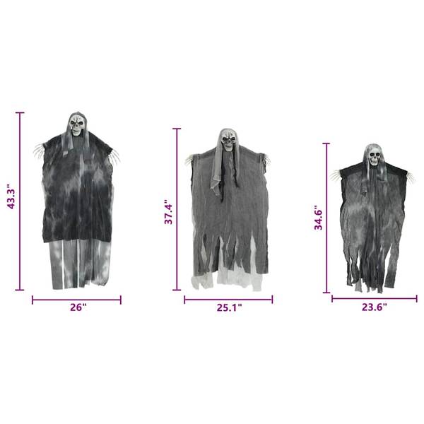 Halloween-Dekorationen 42020045 Schwarz - Polyester - 110 x 1 x 66 cm