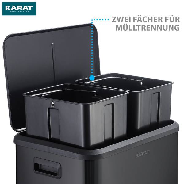 Mülleimer Jack Schwarz