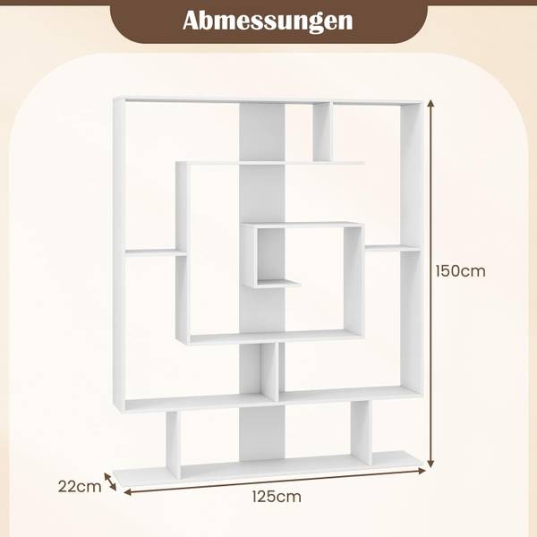 Bücherregal VH34785 Weiß