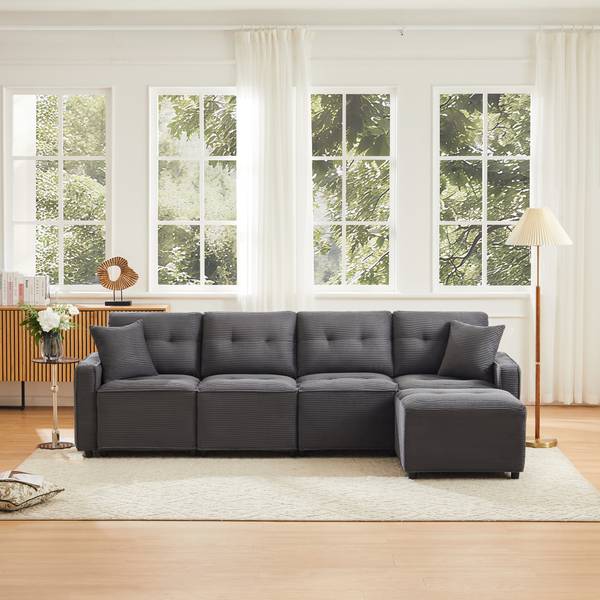 Ecksofa CHANGE Ⅳ Grau