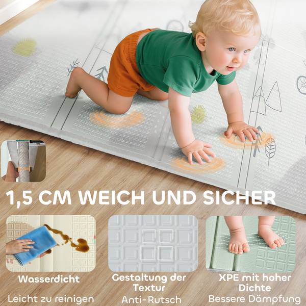 Spielmatte 431-085V00MX Kunststoff - 150 x 2 x 200 cm