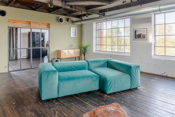 Modulsofa MIA Grün - Webstoff - Samt - Polypropylen - 306 x 72 x 120 cm