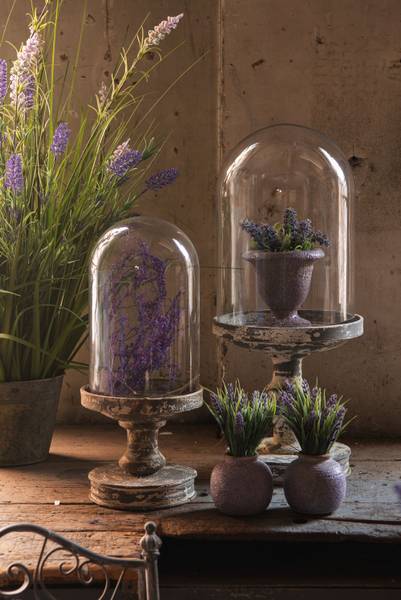 Vase Wyatt Violett - Keramik - 8 x 8 x 8 cm