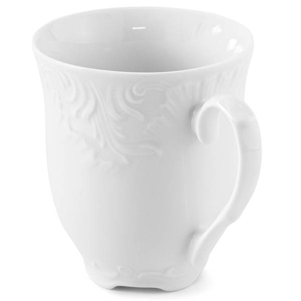 Tassen ROCOCO MARIA 6-tlg Weiß - Porzellan - 11 x 11 x 11 cm