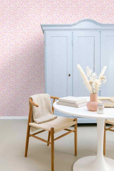 Tapete 131813 Pink - Papier - 53 x 1005 x 53 cm