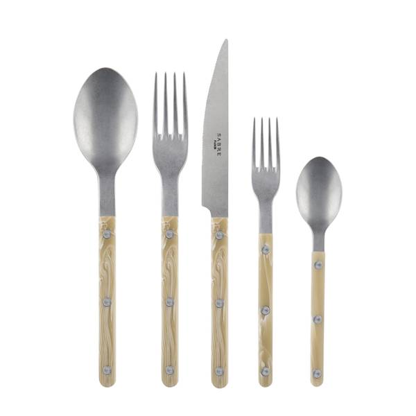 5-teiliges Set, Bistrot Braun - Metall - 1 x 25 x 1 cm