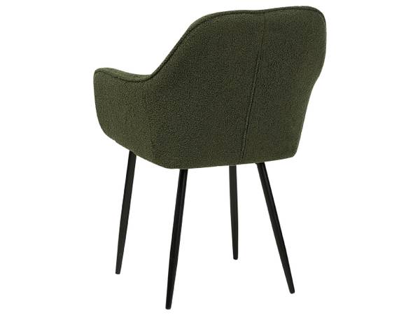 Stuhl ALDEN 2-tlg Schwarz - Dunkelgrün - Grün