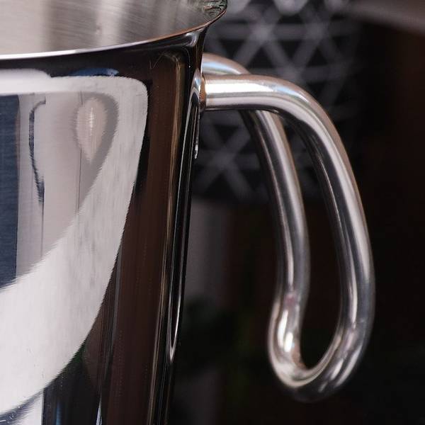 Milchtopf 113310 Silber - Edelstahl - 13 x 11 x 17 cm