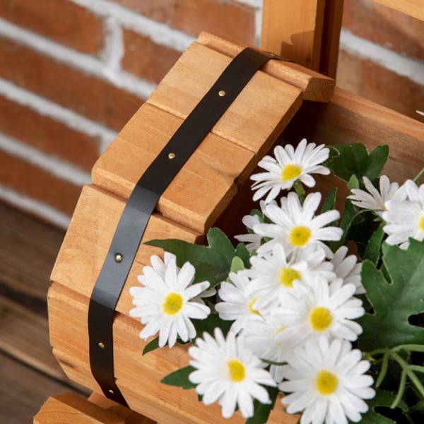 Blumenkasten 845-790V00YL Gelb - Massivholz - 45 x 80 x 45 cm