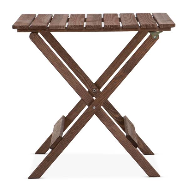 Ensemble de sièges MELES (3 pièces) Marron - Bois massif