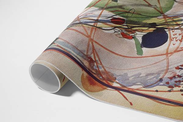 Vinyl Teppich Bunte Aquarelle 31786 90 x 60 cm