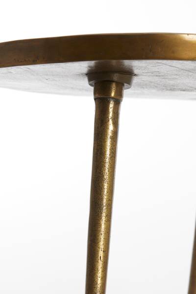 Tisch LIENZ Braun - Metall - 60 x 36 x 80 cm