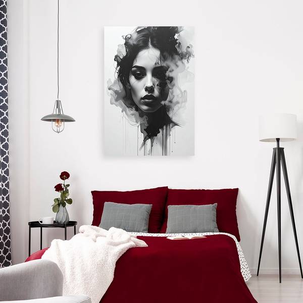 Wandbild Frau 30 x 45 cm