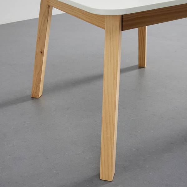 Kindersitzgruppe PINO Braun - Weiß - Holz teilmassiv - 55 x 45 x 55 cm