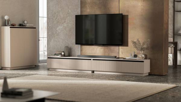 TV-Lowboard SELENE Beige - Kaschmir