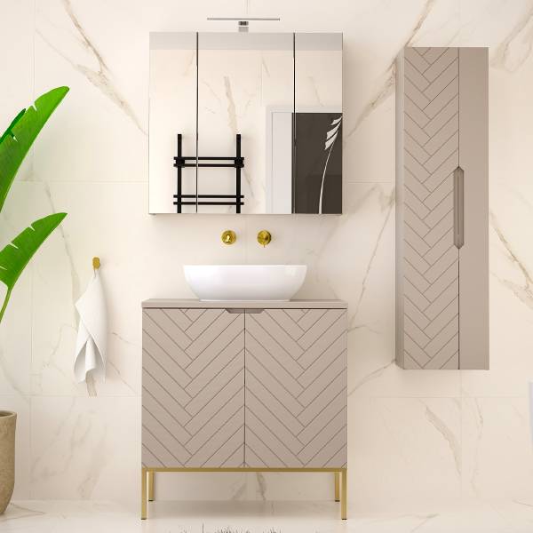 Wastafel Daria beige