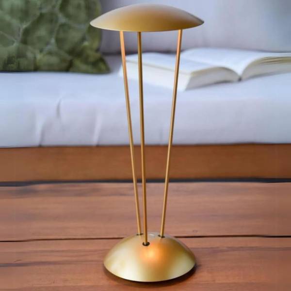 Tischlampe RENEE Messing - Aluminium - 13 x 31 x 13 cm