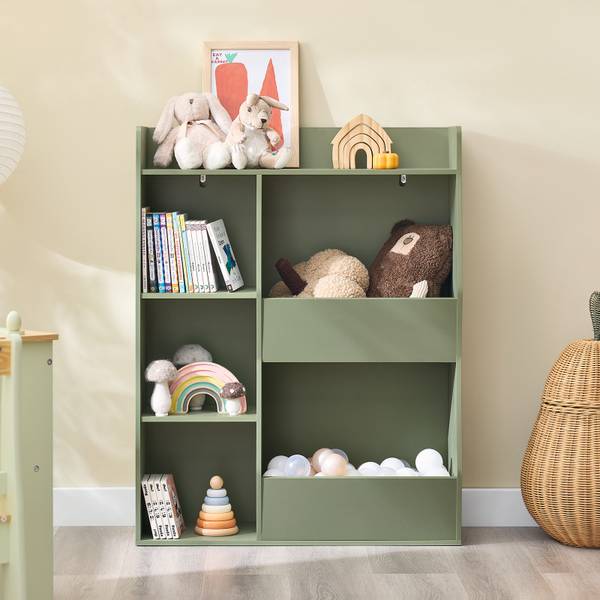 Kinderboekenkast KMB55-K-GR groen