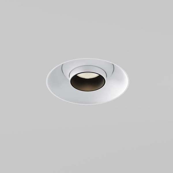Einbaustrahler Focus T Weiß - Aluminium - 2 x 32 x 2 cm
