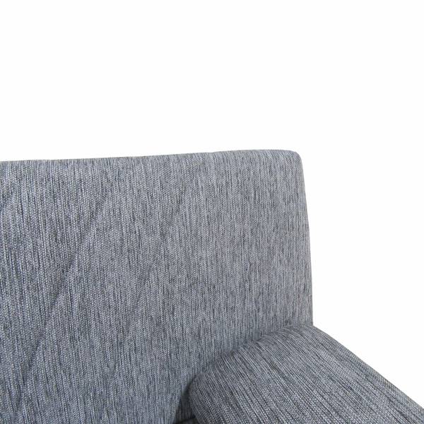 3-Sitzer Schlafsofa  Apicella Grau - Textil - 81 x 88 x 181 cm