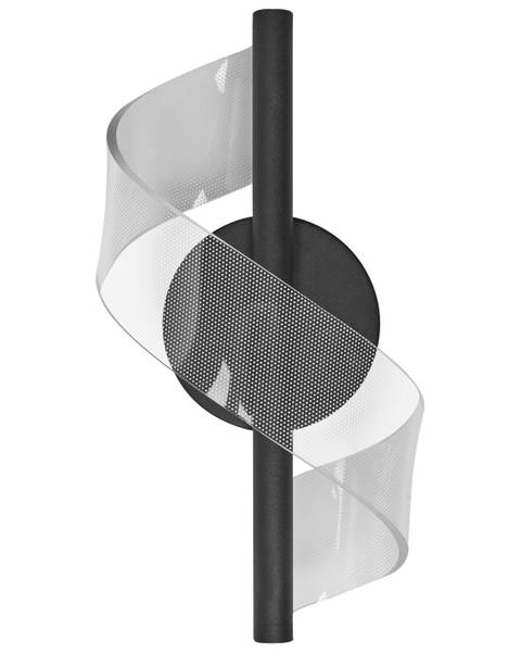 Lampe murale SARELA Noir - Métal - 15 x 29 x 15 cm