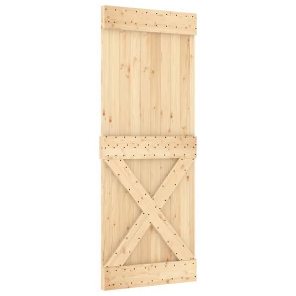 Porte coulissante 3203017 Marron - Pin - 80 x 210 x 4 cm