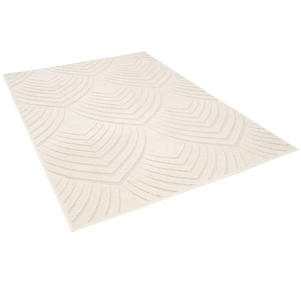 Flachgewebe Teppich Sevilla Weiß - 80 x 150 cm