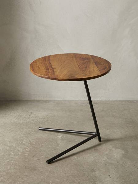 Beistelltisch CIVITA Braun - Sheesham - 40 x 46 x 40 cm