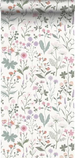 Tapete 139482 Violett - Fleece - 53 x 1005 x 1005 cm