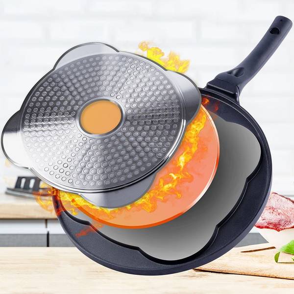 Spiegeleipfanne 112935 Schwarz - Metall - 27 x 2 x 27 cm