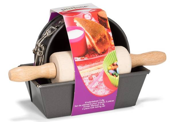Profi 3-teilig Grau - Naturfaser - 2 x 2 x 1 cm