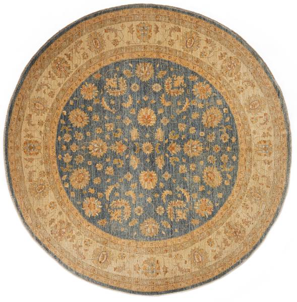 Tapis Kaizar CLXIV Bleu - Laine - 243 x 1 x 248 cm