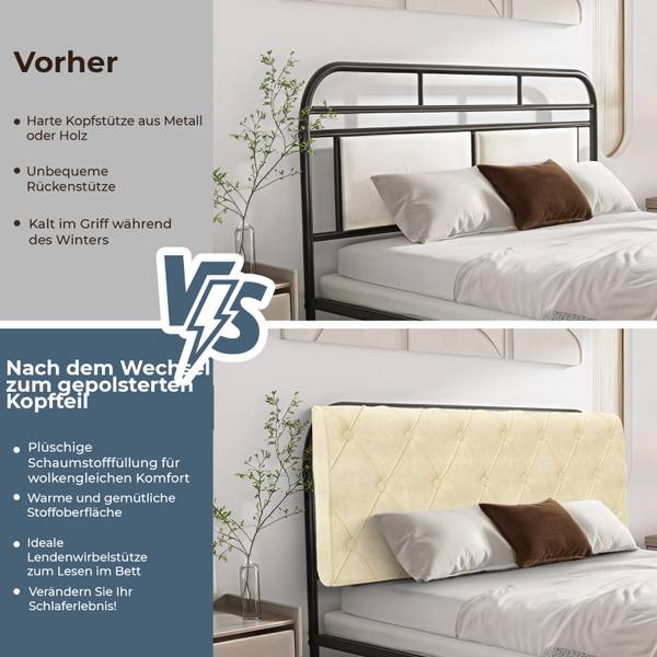 Kopfteil LUXOR Tiefe: 120 cm