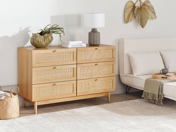 Commode NIVO bruin - bamboe - 120 x 76 x 42 cm