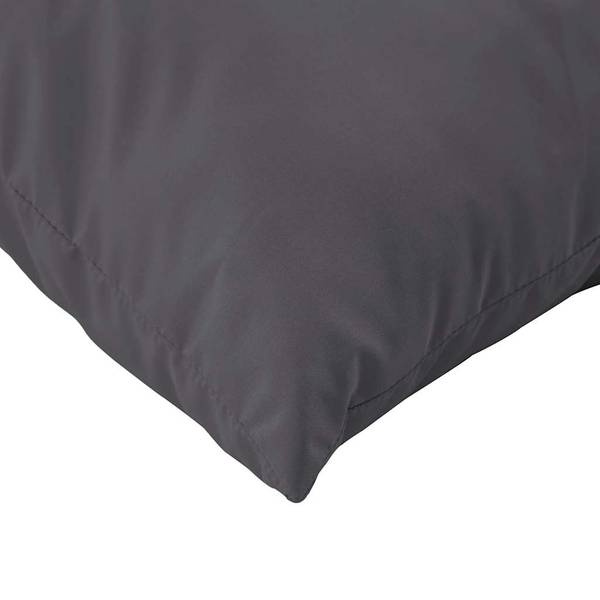 Palettenkissen 3042199 2-teilig Grau - Textil - 60 x 9 x 60 cm