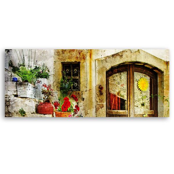 Kunstdruck Shabby Chic 120 x 40 cm