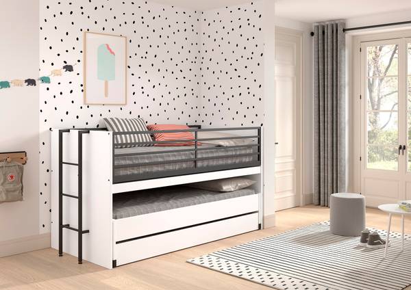 Lits superposés SAM BB005 Blanc
