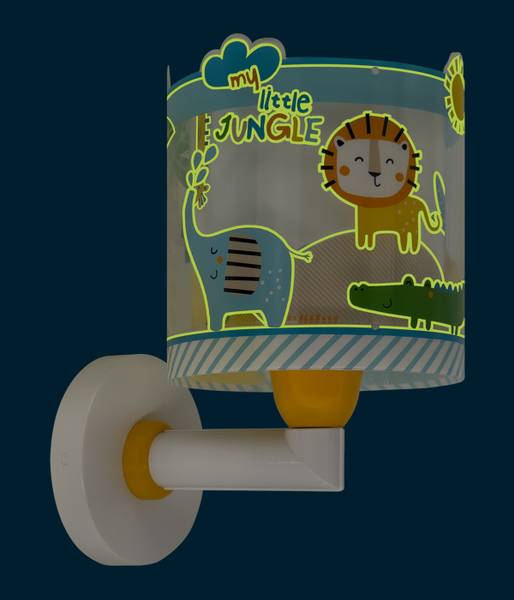 KinderWandleuchte My Little Jungle Dschu Kunststoff - 15 x 24 x 20 cm