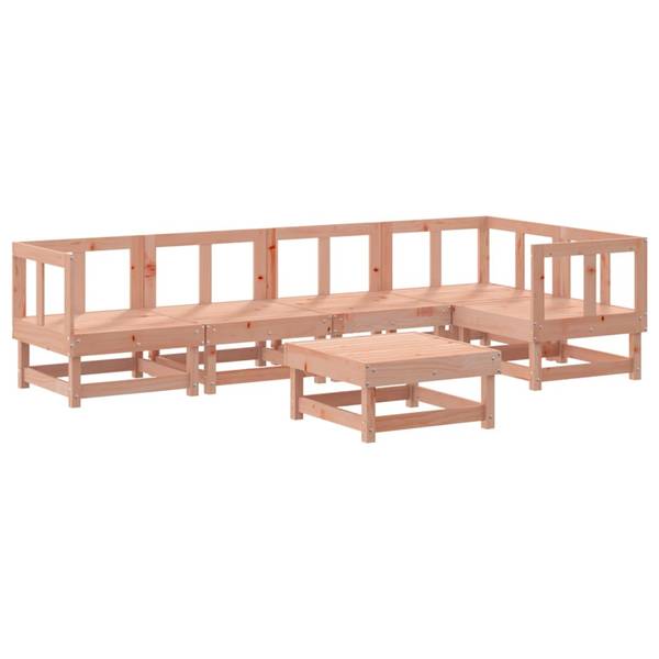 Garten-Lounge-Set 3029440 (6-teilig) Braun - Kiefer Dekor
