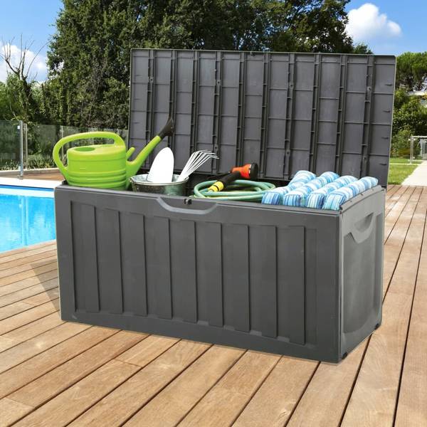 Boîte de rangement 153887 Noir - Matière plastique - 118 x 57 x 53 cm
