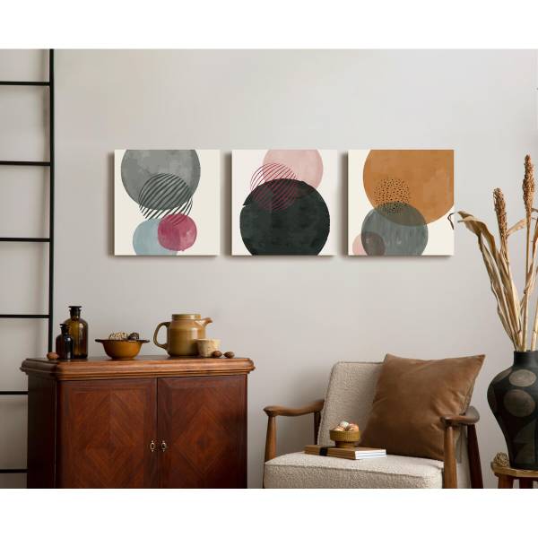 Tableau mural zoom rond 30 x 30 cm