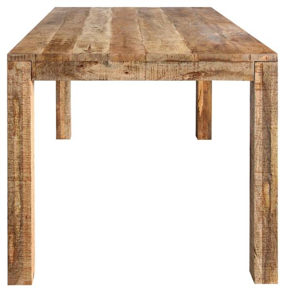 Esstisch EVEREST Beige - Holz teilmassiv - 160 x 75 x 90 cm