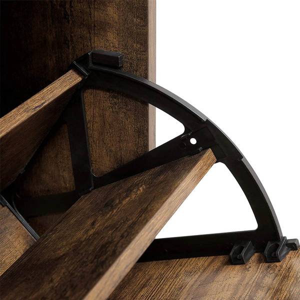 Schuhschrank Riga Braun - Holzwerkstoff - 24 x 120 x 60 cm