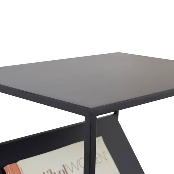 Beistelltisch Freek Schwarz - Metall - 45 x 50 x 34 cm
